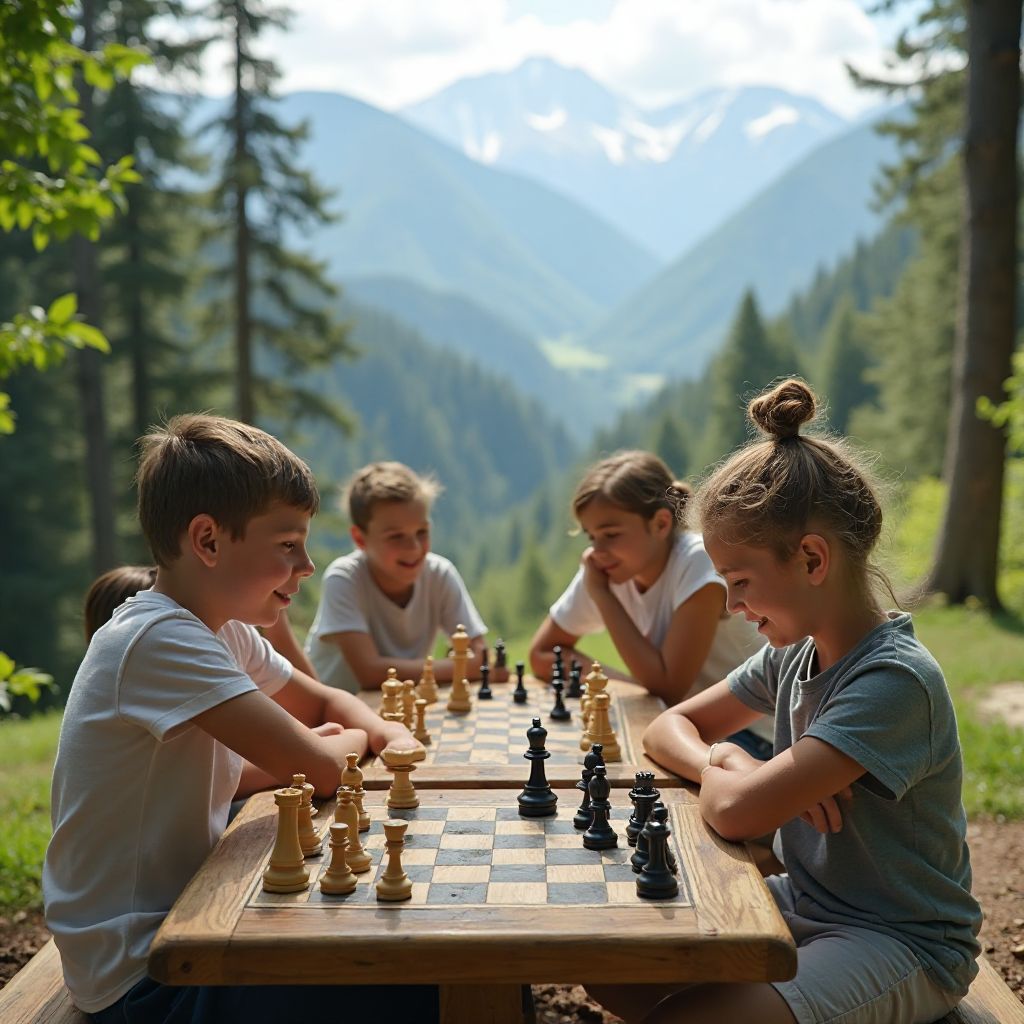 Tabăra de vară de șah la munte