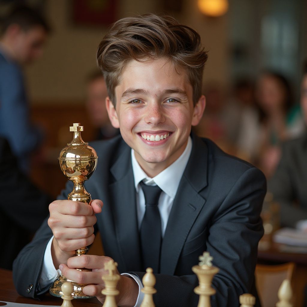 Portret Tudor Neagu, elev campion național